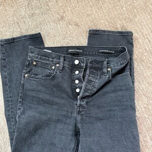 Aritzia Denim Forum Women's Washed Black High-Rise Jeans